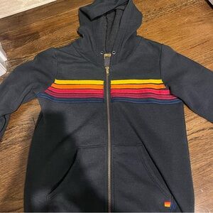 Aviator nation zip up hoodie